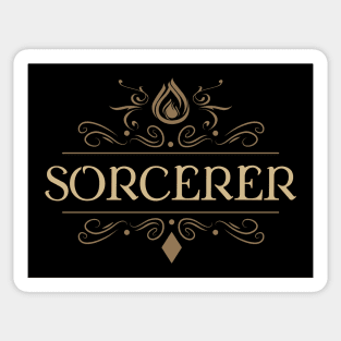 Sorcerer Character Class Tabletop RPG Sticker